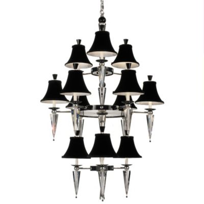 Diva 12-Light Chandelier by Schonbek Lighting - Starlight Lighting USA and Canada